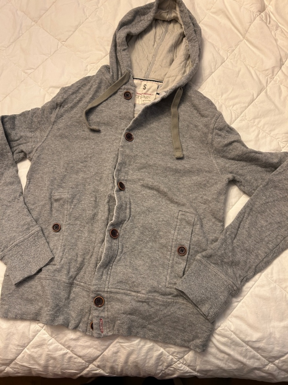 Banana Republic heritage button down hoodie